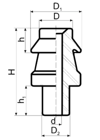 Изолятор для трансформаторных вводов ИПТ 1/400-01 (СБ524)